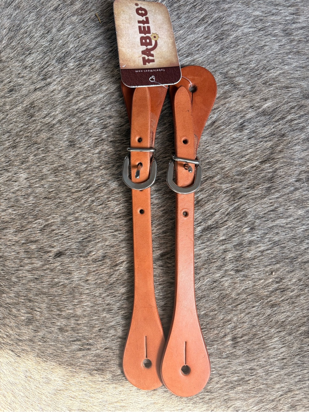 Leather spur straps